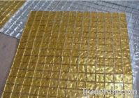 Shiny Glass Mosaic Tiles Golden