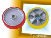 PU Caster Wheels with Aluminum Centre
