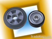 Rubber Caster Wheels with Aluminum Centre