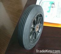 Rubber Caster Wheel with Plastic Centre