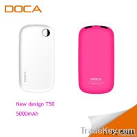 5000mAh unique design Power Bank Elegant for Samsung blackberry