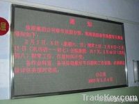 P6 red indoor notifying led displays