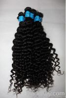 100% unprocessed virgin remy natural black hair weft hair weaving bulk