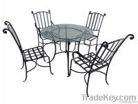 metal chair set frame