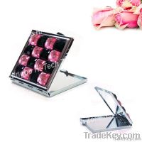 Fashionable small stainless compact mirror