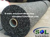 Rubber rolls flooring with EPDM flecks