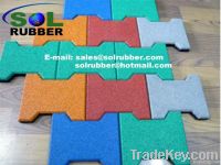 Rubber Bricks, Dogbone pavers, horse race way tile