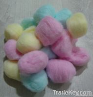 Absorbent Cotton Balls Colored