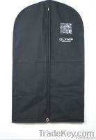 Black PEVA garment bag, suit cover
