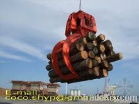 Electro-hydraulic timber grab