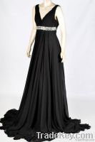 black gown