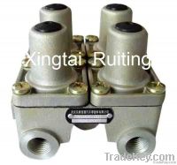 Four circuit protection valve