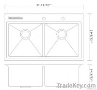 2012Aipule new stainless steel kitchen sink