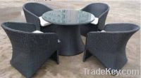 WR-3304 Rattan& Wicker  Dining Table sets