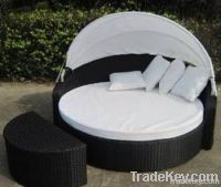 WR-2236 rattan&wicker round bed