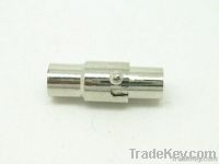 Magnetic Jewelry Clasp Silver 16x7mm