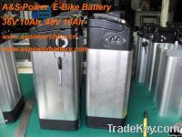 36V 10Ah Lithium Rechargeable Electric Bicycle Battery