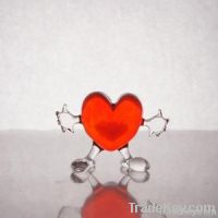 Hand made glass heart