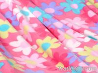 Printed Colar Fleece Fabric For blanket