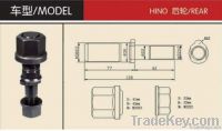 High tensile  hub  bolt for Hino truck -rear