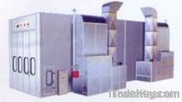 Large-scale spray booth