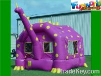 HOT violet unicorn jumping bouncer castle (BC-909)