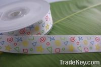 printed satin ribbon