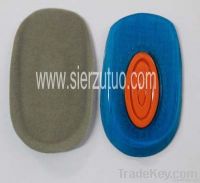 Elastic massage heel cup pads