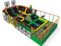 fitness sport trampoline, indoor trampoline jumping bed, amusement trampoline park, large trampoline center