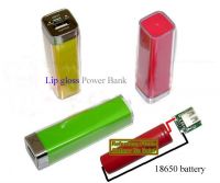 Hot sale lipstick-sized portable power bank external mobile charger powre supply