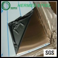 bronze finish stainless steel sheet