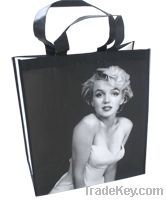 Full Color Printing Eco Friendly Reusable Laminated Non Woven Shopping Tote Bag