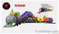 inflatable venture play  games chuggy choo-choo