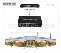 1.4V HDMI Splitter support 4kx2k and 3D