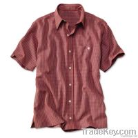 Men's Dobby Check Travel Shirt