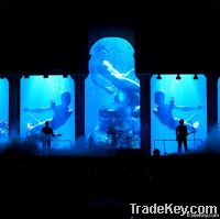 p7.62 high definition indoor full color stage led display screen/board