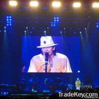 Full Color P7.62mm Indoor led digital clock video wall stage  display