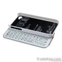 Sliding Bluetooth Wireless Keyboard+Hardshell Case for Apple Iphone