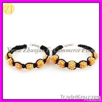 2012 Hotest Resin Beads Shamballa Hoop Earring Jewellery EH-896