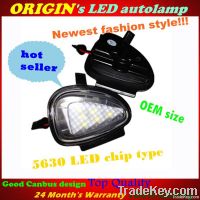 new style 6 SMD 5630 LED chip type VW GOLF6 LED Under mirror light