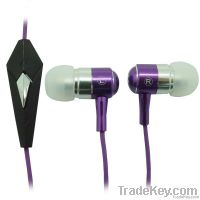 metal earphone with mic&reomte control