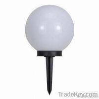 Ball-shaped Solar Garden Light with Plastic Base/Spike and Opal PMMA D