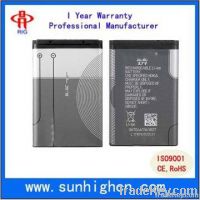 Hot sale 3.7V800mAh BL-4C battery for Nokia