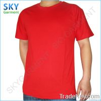 210GSM O-Neck Short Sleeve AB Cotton Promotional T Shirt