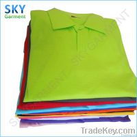 200GSM AB Cotton Turndown Collar without Buttons T Shirts in Stock