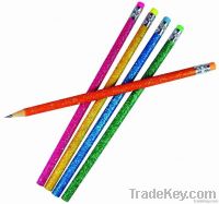 customized or personalized glitter HB pencil