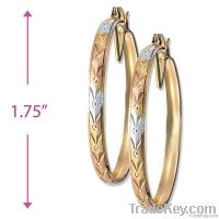 Bangle hoop earrings