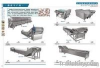 mushroom processing line