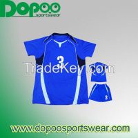 Breathable Sports Shirt Volleyball Jersey With Heat-transfer Printing 