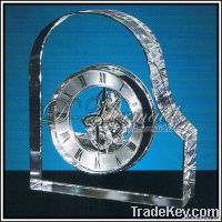 new cristal table clock, nice business gift